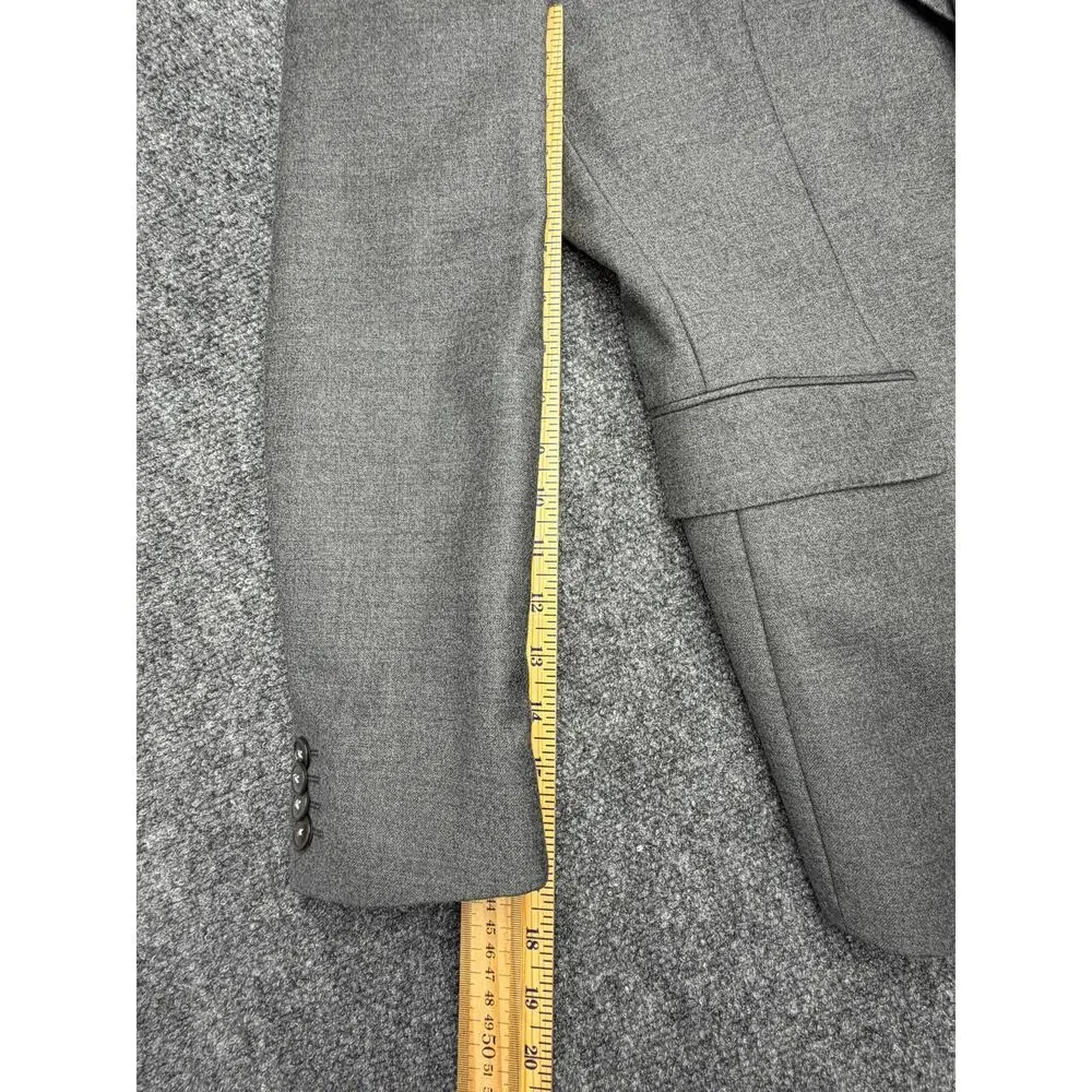 BOSS Hugo Boss Hartlay2 Blazer 38R Slim Fit Marzotto Wool Stretch Gray